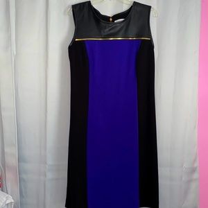 Calvin Klein two-tone Dress